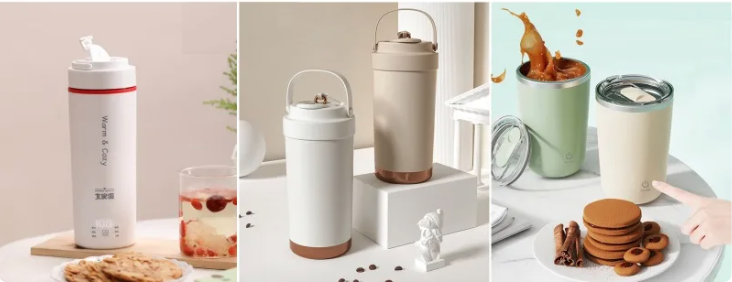 保溫瓶有感優惠：保溫馬克杯、電熱水杯、全自動攪拌杯…「買一送一」