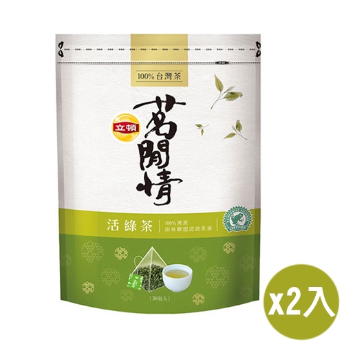 立頓茗閒情 活綠茶包(2.5G/36入)2入組